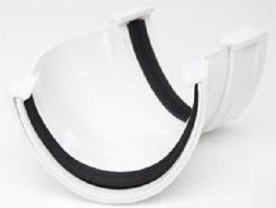 Polypipe Polyflow Deep Capacity [White] Angle 135 Degree RD504 for 117mmx 75mm PVCu Half Round deepline guttering Systems