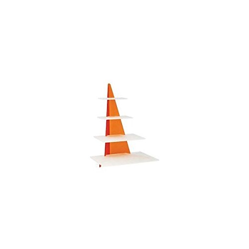 Martellato COD. 300 Plexiglass Light Model Cake Stand, Orange/White, 54 x 47 x 63 cm, Transparent