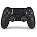 PS4 Controller,DualShock 4 Wireless Controller Remote for Sony Playstation 4 with Chargiing Cable,Jet Black,New Model