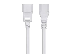 Monoprice Extension Cord - 3 Feet - White | IEC