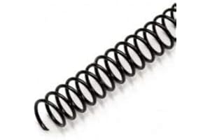 CFS Products 8-mm (5/16") Binding Coils - Coil08 - Pre-Sized to fit Letter Sized Paper - 4:1 Pitch (4 Holes per inch) - 12" Long - Compatible with GBC, Trubind, Fellows Binding Machines - 100 Per Box