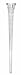 Wilton 303-2324 4-Pack Crystal Look Pillars for Cakes, 9-Inch- Discontinued By Manufacturer