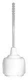 LDR 167 4765WT Tahoe Flange Plunger With Caddy, White