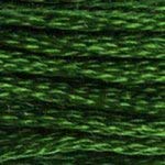 DMC 117-986 6 Strand Embroidery Cotton Floss, Very Dark Forest Green, 8.7-Yard