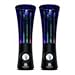 SoundSOUL Dancing Water Speakers LED Speakers Water Fountain Speakers Mini Music Amplifier(6 Colored LED Lights,Dual 3W Speakers, for Your Family) - Black