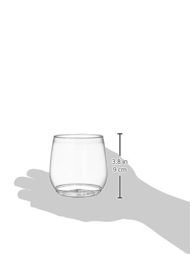 AmazonCommercial-Plastic-Shatterproof-Stemless-Cocktail-and-Whisky-Glass-12-oz-Pack-of-96
