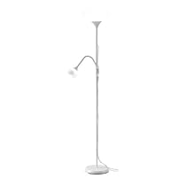 Ikea 301.451.29 Floor Uplight/Reading Lamp, White