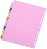 Q-Connect A4 15 Part Subject Divider KF01516 Multicolor view 3