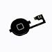 Homebutton for iPhone 4 A1349 A1332 Black Home Button with Flex Cable and Key Cap Assembly incl. 2 x screwdrivers for easy installation