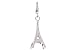 LES POULETTES JEWELS - Sterling Silver Charm Eiffel Tower