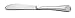 New Star Foodservice 58253 Shell Pattern, Stainless Steel, Dinner Knife, 8.6-Inch, Set of 36