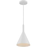 Nuvo Lightcap-1 Light Small Pendant in Mid-Century Modern Style-7.75 Inches Wide by 12.5 Inches High-Matte White Finish -T