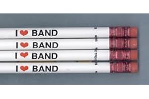 MUSIC TREASURES CO. I Love Band Pencil Pack of 10