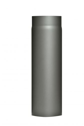 Stove Pipe made of 2 mm Thick Steel (Smoke Tube) 130 mm Diameter for Fis and Fis Senotherm Dark Grey 500 mm Long