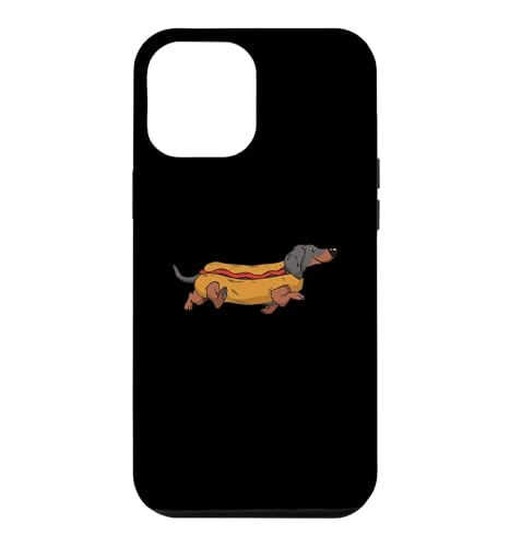 Funny Dachshund In Bun Weiner Hot Dog Cute Foodie Pun Case for iPhone 12 Pro Max