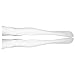 NuVein Surgical Stockings, 18 mmHg Support for Embolic Recovery, Medical Unisex Fit, Thigh High, Closed Toe, White, Large