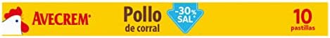 GALLINA BLANCA · Avecrem · Caldo de Pollo con 30% menos de Sal | Elaborado con Pollo de Corral, Verduras Variadas y Aceite de Oliva Virgen Extra.