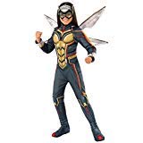 Marvel Girls' Wasp Avengers Deluxe Halloween Costume with Wings (Multicolor, Small)