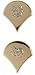 US Army Specialist Gold Collar Device Rank Insignia Pair