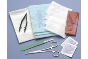 THE BUSSE HOSPITAL DISPOSABLE INCORPORATED 758 PT# 758- Drainage/ Incision Tray 5.5" Kelly Hemostat Custom Sterile Ea by, Busse Hospital Disposable