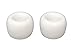 Tetra-Teknica Less is More Series TBS-01 Porcelain Toothbrush Stand, Color White, 2 per Pack