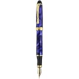 Sipliv 450 Fountain Pen Medium Nib Gold Trim -Purple & Black