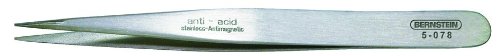 Bernstein 5-078 SMD Forceps 130 mm Wide Tapered Chisel-Shaped 1 mm Wide