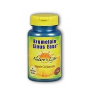 Bromelain Sinus Ease, 1200 mg, 100 caps by Nature's Life (Pack of 3)