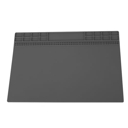 Anti-Static Silicone Pad Large Soldering Pad 350 mm ¡Á 250 mm Work Station Pad with Thermal Insulation 500 for BGA [Grey]
