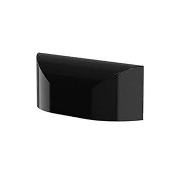 B-H Wasserschlitzkappen Schwarz RAL9005 für 10mm Bohrungen 25 stück