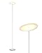LED Torchiere Floor Lamps, Gladle Dimmable Tall Standing Lights for Living Room Bedroom Office, Super Bright Modern Sky Floor Lamp Uplight with 5 Brightness Levels, Work with Smart Plug, Warm White