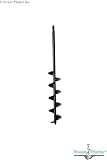 Power Planter 100% USA Made 3"x24" Extended Length Bulb & Bedding Plant Auger w/ 3/8" Hex Drive