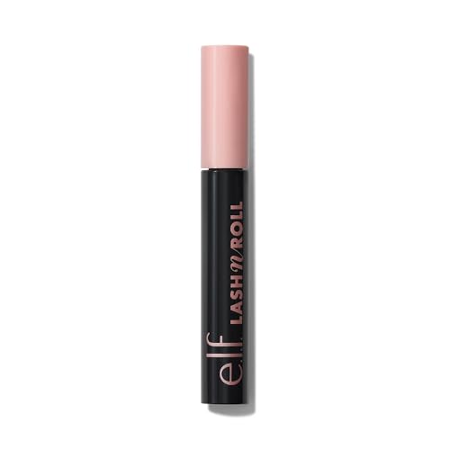 e.l.f. Lash N Roll Mascara, Curling Mascara For Visibly Lifted Lashes, Lifts & Separates Lashes. Long-Lasting Formula, Vegan & Cruelty-Free, Black