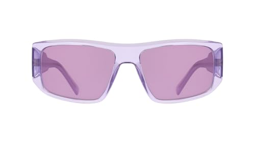 DKNY Women's Sunglasses DK555S - Crystal Lilac with Lilac Flash Lens