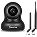 Dericam 1080P Home Wireless Security Camera, Pan/Tilt Control, 4X Digital Zoom, Night Vision and Two-Way Talk, Baby Pet Front Porch Monitor, Black