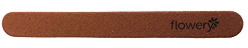 Flowery Garnet Emery Board 7" 100/100 (Bag of 40)