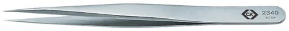 Best Price Square PRECISION TWEEZER, FINE/SHARP TIP, 110MM T2340 By CK TOOLS