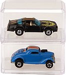 Clear Acrylic Display Case For 1:64 Scale Cars - 3.5" x 1.75" x 1.625"