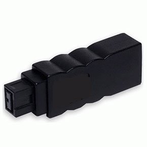 Menotek Firewire Adapter 400 to 800 Adapter Black