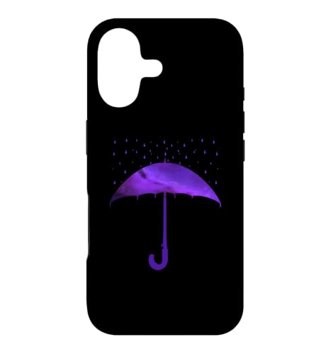 Umbrella Rain Purple Violet Favorite Color Case for iPhone 17