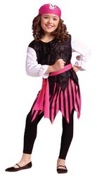 Caribbean Pirate Girl Child Costume Size 12-14