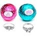 Mermaid Love Potion Bath Bombs Gift Set of 2 with Size 8 Ring Surprise Inside Each Made in USA