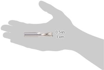 Yonico 36261-SC - Low Helix Downcut Spiral End Mill CNC Router Bit, Diameter: 1/2", Cutting Height: 1-1/4", Flutes: 2-1/2" Shank - Image 5