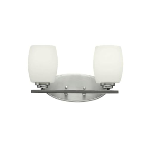 Kichler Eileen 2-Light Bathroom Vanity Light, Brushed Nickel