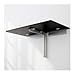 Ikea BJURSTA drop-leaf table, 35 3/8x19 5/8