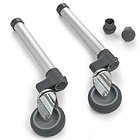 Invacare 6273 3 Inch Swivel Wheels with Glide Tips