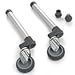 Invacare 6273 3 Inch Swivel Wheels with Glide Tips