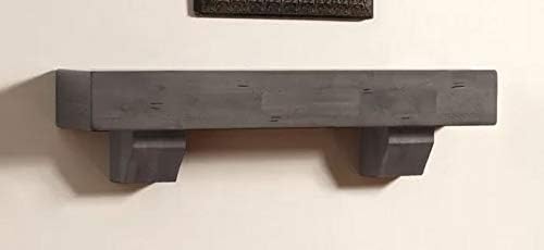 Amazon Com Rustic Wood Mantels For Fireplace Antique Gray 48 Inch