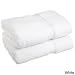 Turkish Bamboo Bath Sheets Towels 2 Piece Set 35x70, White