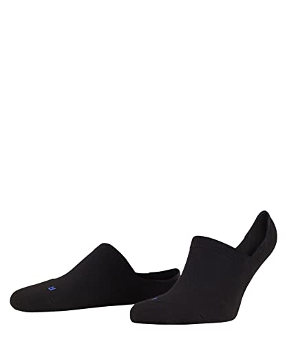FALKE Cool Kick Invisible U IN morbidi traspiranti asciugatura rapida invisibili tinta unita 1 paio, Calzini fantasmini Unisex - Adulto, Nero (Black 3000), 35-36